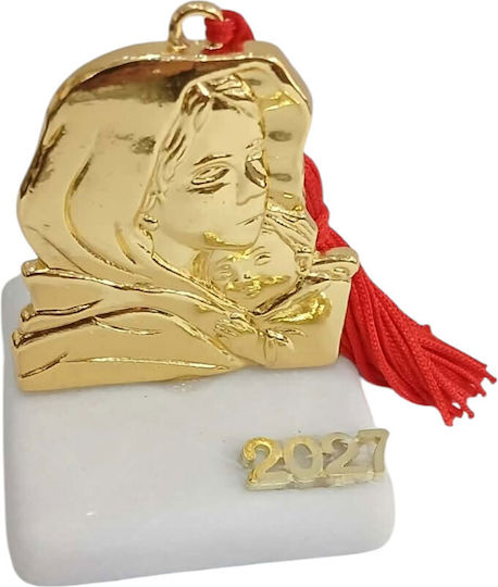Kalliopi Silver Настолно Щастие За Дома Златисто От Камък 2027 5x5см