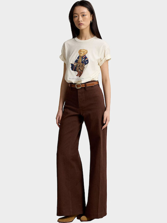 Γυναικείο Crop T-shirt Off White