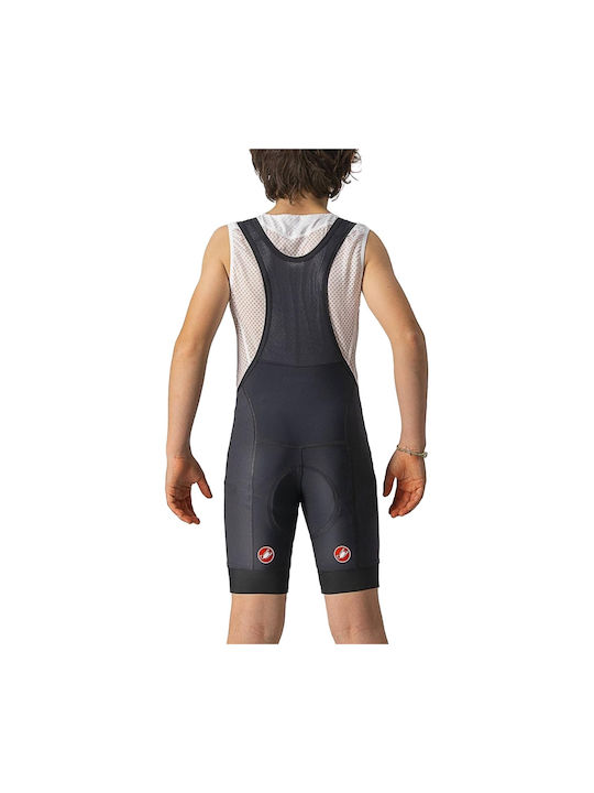 Castelli Pantaloni De Ciclism Pentru Copii Cu Bretele Negri