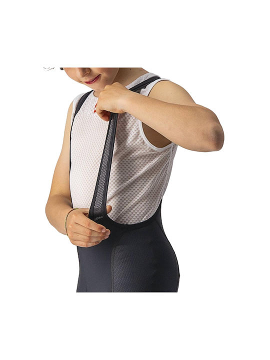 Castelli Pantaloni De Ciclism Pentru Copii Cu Bretele Negri