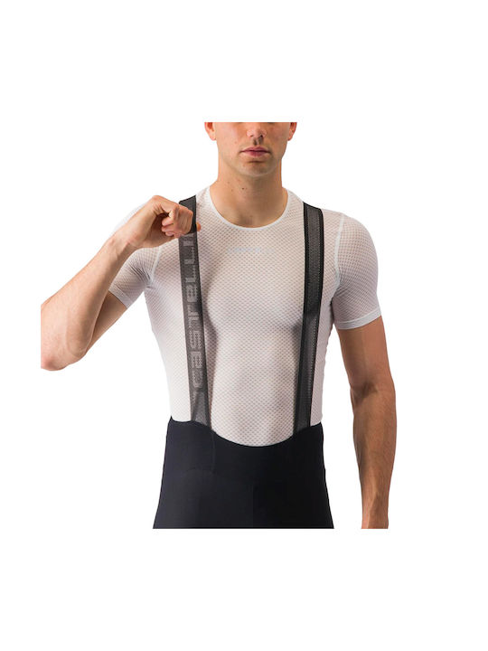 Castelli Pantaloni De Ciclism Pentru Bărbați Cu Bretele Negri