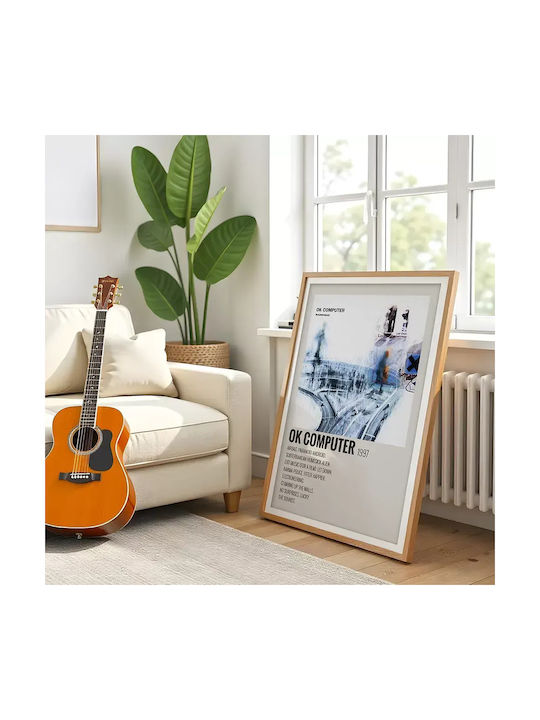 Music Poster Ok Computer Radiohead Ms746 30cm X 40cm-71537pd158399