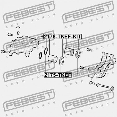Ford Focus Cdh Usa 2012-2013 Mex 1732971 Bremszangen-Reparaturteile