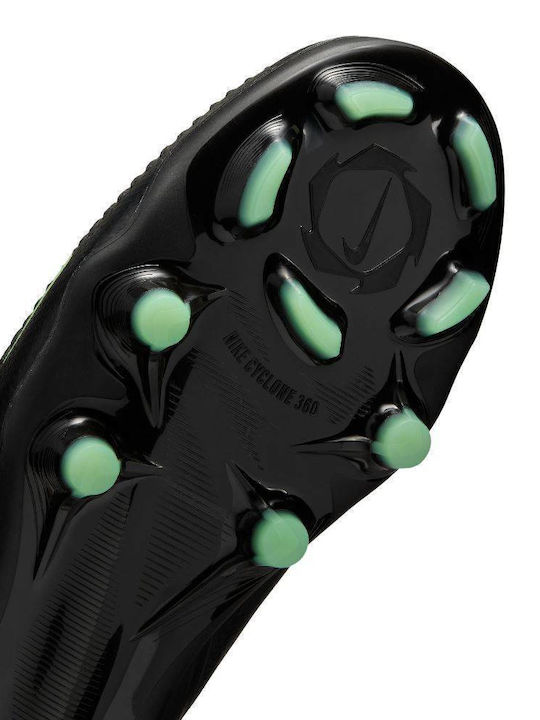 Jr Phantom FG Kids Soccer Cleats Molded Black