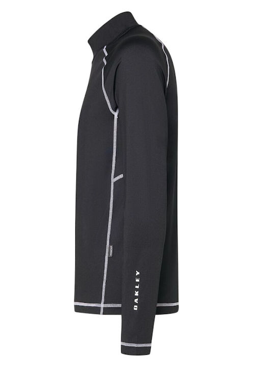 Oakley Tricou de Protecție Solară cu Mâneci Lungi pentru Bărbați Negru Oakley Tricou de Protecție Solară cu Mâneci Lungi pentru Bărbați Negru