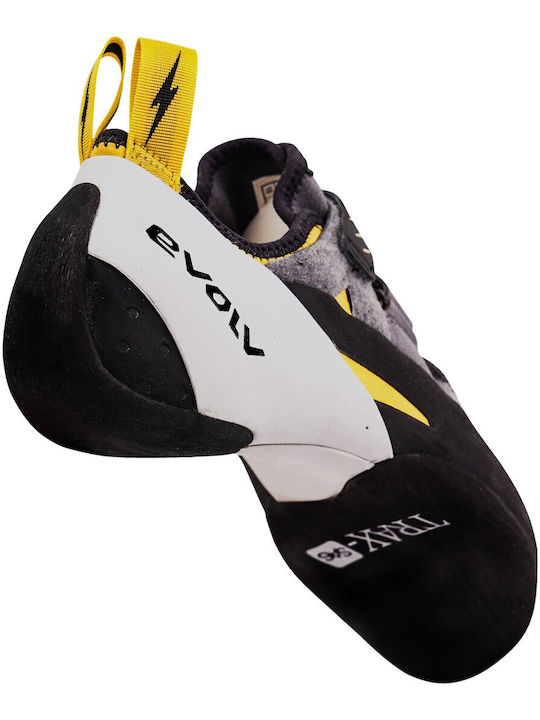 Evolv Men's Asymmetrical Climbing Shoes Black