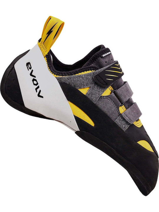Evolv Men's Asymmetrical Climbing Shoes Black