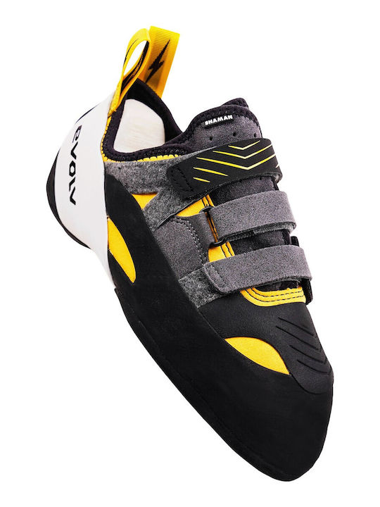 Evolv Men's Asymmetrical Climbing Shoes Black