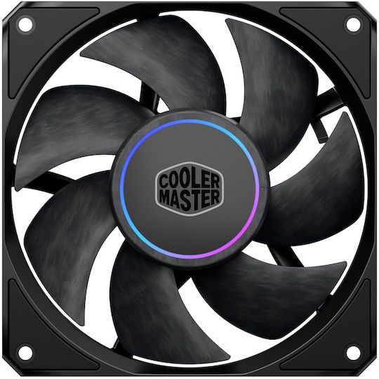 CoolerMaster MasterFan M120 Case Fan (2300rpm / 75.2cfm) with ARGB Lighting and 4-Pin PWM Connection