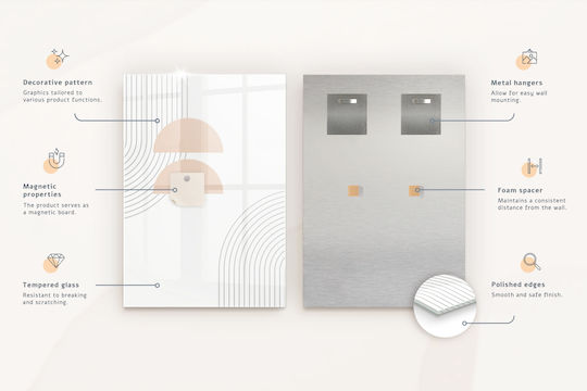 Placă Magnetică Neagră Un Magnet 100x70