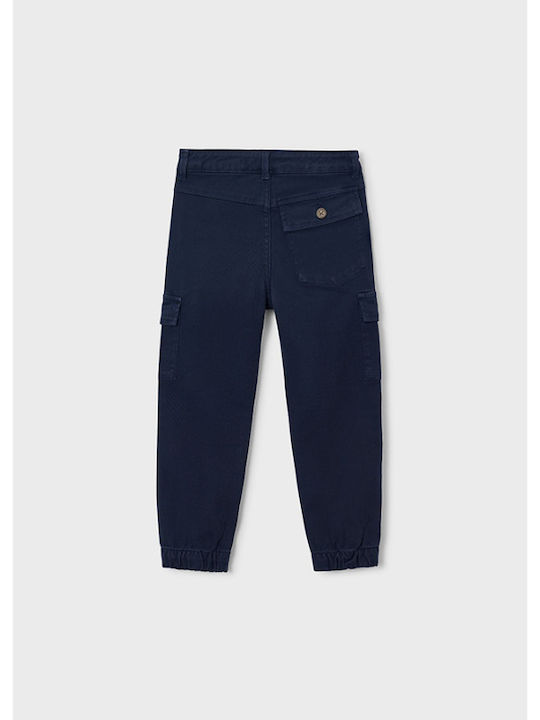 Kids Cargo Trousers Blue