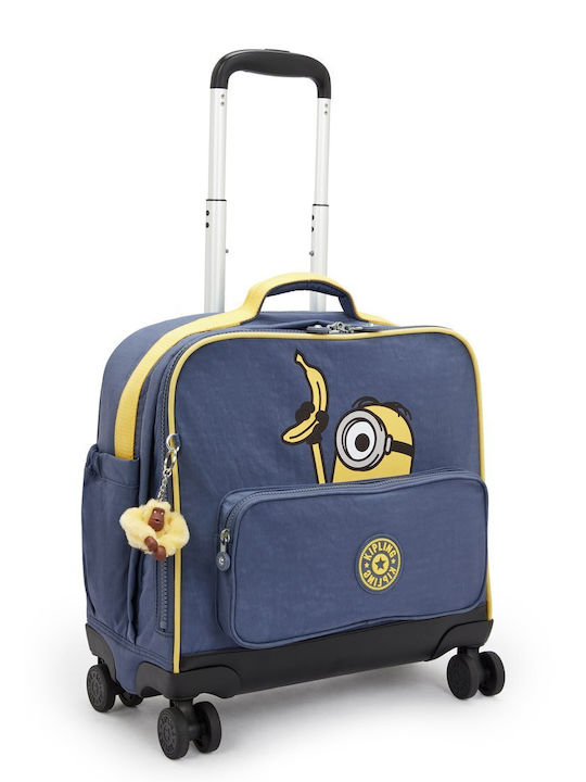 Kipling New Storia School Bag Trolley Elementary Minions Dungaree Blue 23 Litres 40.5 x 20 x 45cm