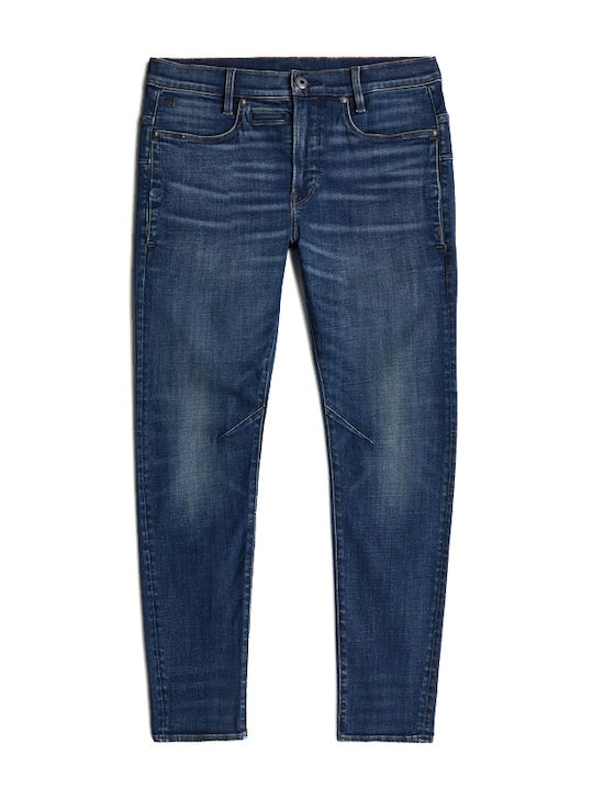 D-staq 3d Men's Jeans Pants Elastic with Slim Fit Blue