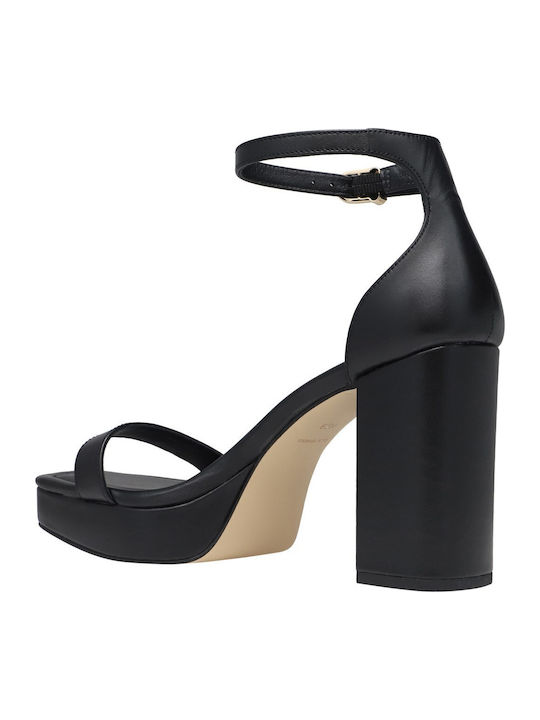 Leather Sandals Black