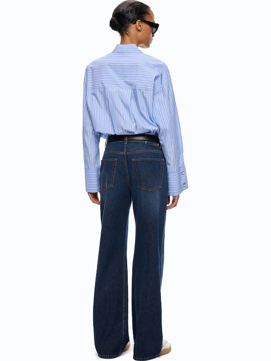 Pinko Pantalon Jean de damă în Linie Wide