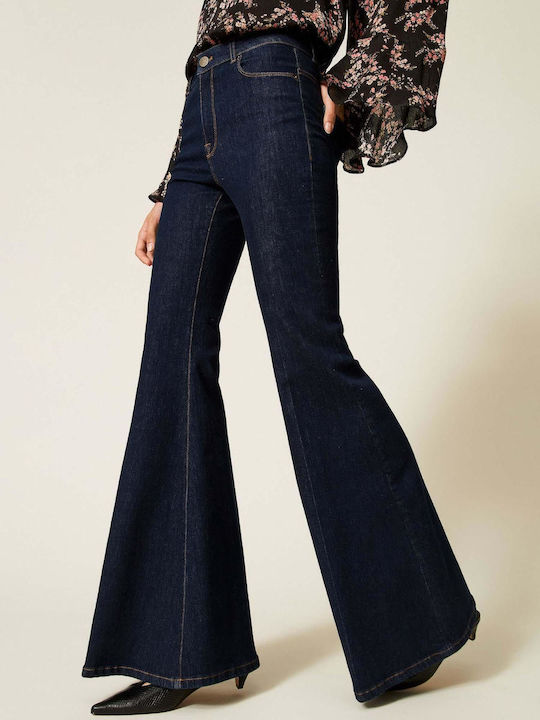 Damen Jeans Hosen Bein Stil Ausgestellt
