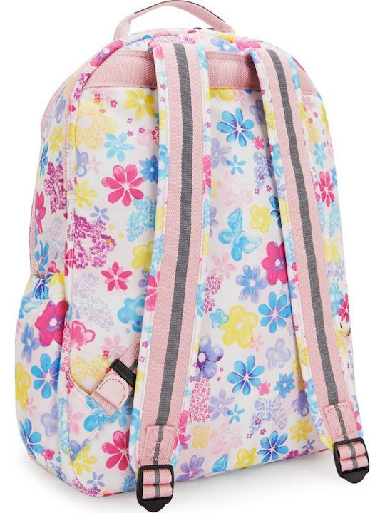 Kipling Seoul Lap Backpack Flower Stamp Kipling Seoul Lap Backpack Flower Stamp