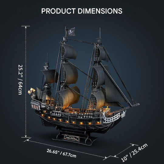 Puzzle 3D Led 340 piese