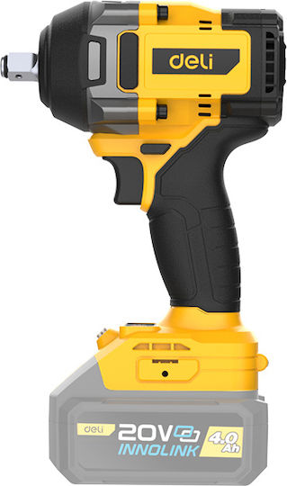 Deli DC234Z Brushless Battery Impact Wrench 20V Solo with 1/2" Socket
