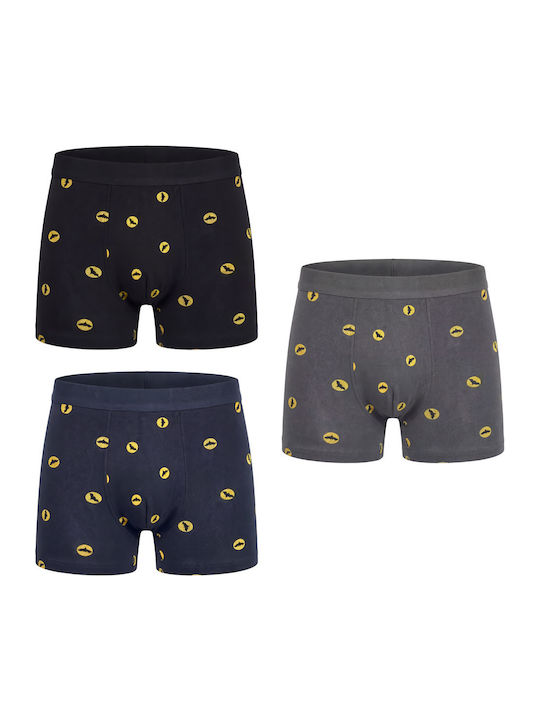 Herren Boxershorts Mehrfarbig 5er Pack