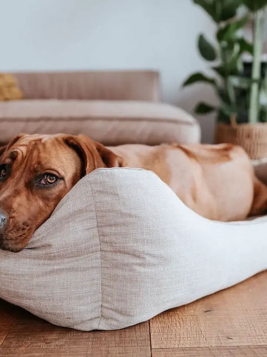 Hunter Seattle Dog Bed Sofa Orthopedic Beige 69857 Medium