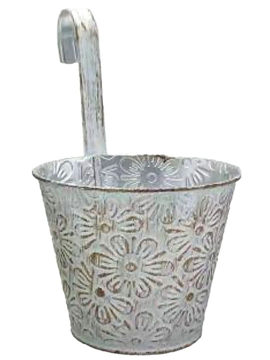 HOMie Hanging Metal Plant Pot Multicolour 16x16x14cm