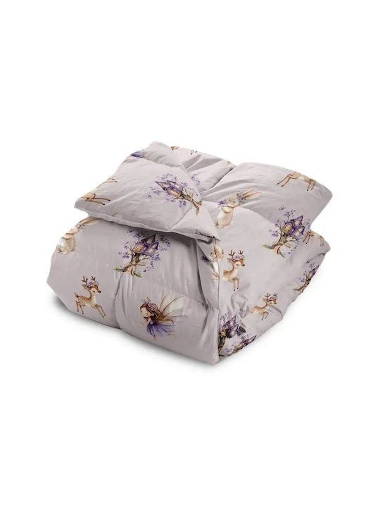 Borea Duvet Crib Magic Garden Lilac 110x140cm