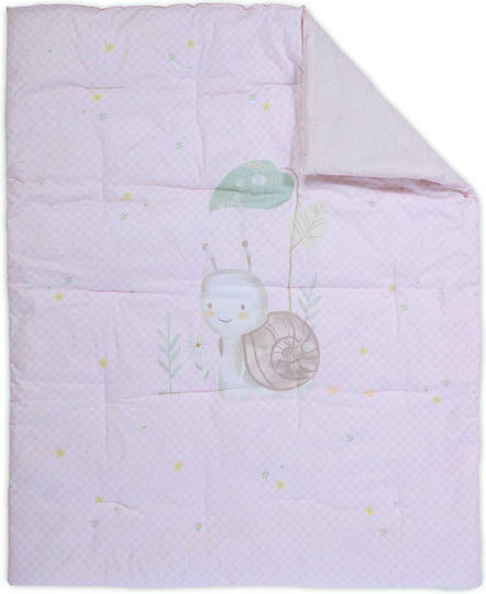 Nef-Nef Homeware Ροζ Cute snail 110x140cm