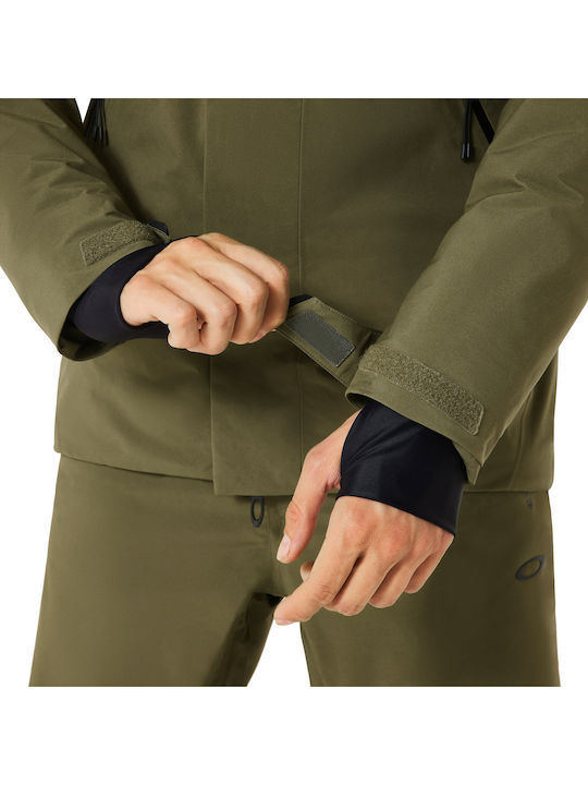 Oakley FOA406100-7CE Jachetă Gore-Tex Pentru Bărbați Pentru Ski & Snowboard Verde