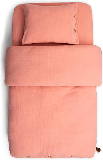 Funna Baby Set Copertă de Pătuț cu Față de Pernă Coral 110x150cm. Funna Baby Set Copertă de Pătuț cu Față de Pernă Coral 110x150cm.