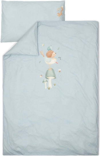 Little Dutch Βρεφική Παπλωματοθήκη Little Dutch Denim Blue Denim Blue 100x140εκ.