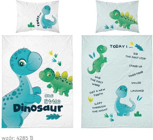 Detexpol Baby Bettbezug Set mit Kissenbezug Hellblau 100x135cm. Detexpol Baby Bettbezug Set mit Kissenbezug Hellblau 100x135cm.