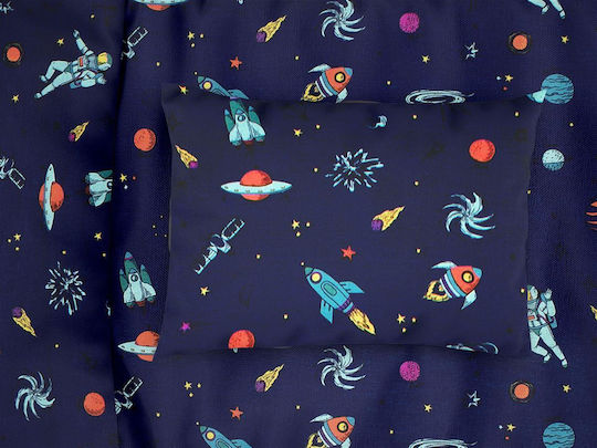 Dimcol Детски Калъф За Възглавница Син 35x45см Dimcol Детски Калъф За Възглавница Син 35x45см
