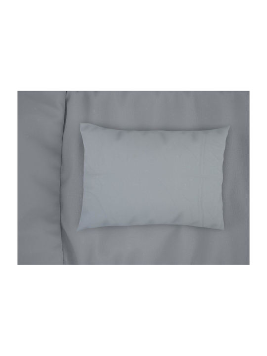Dimcol Βρεφική Μαξιλαροθήκη Light Blue-grey 45x35εκ.
