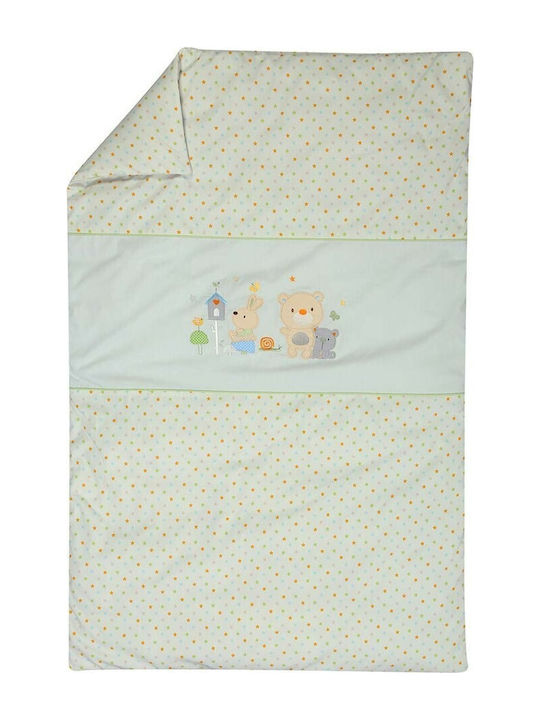 Nef-Nef Homeware Cotton Baby Quilt Cute Buddies 90x140cm Multicolour