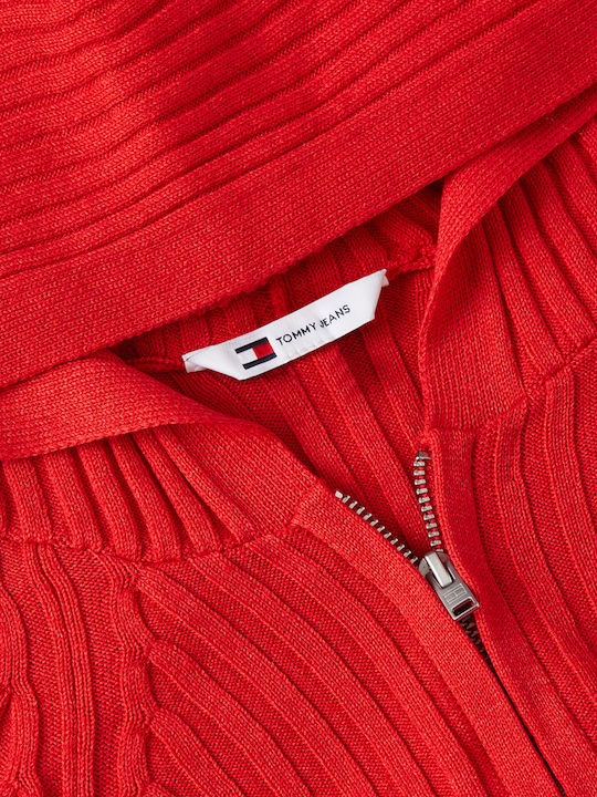 Tjw Women's Knitted Cardigan Amaryllis Red