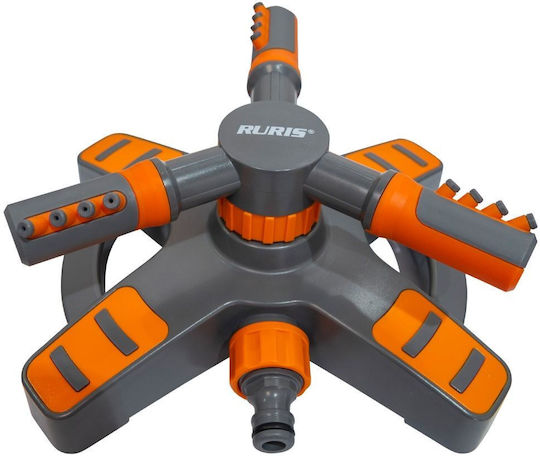 Ruris Ufo200 – Rotating Sprinkler Lawns Vegetable Gardens Adjustable Range Quick Hose Connection