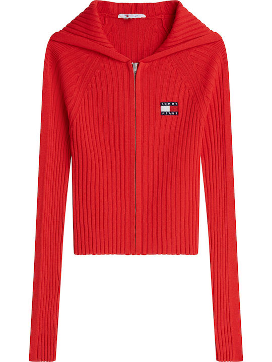Tjw Women's Knitted Cardigan Amaryllis Red