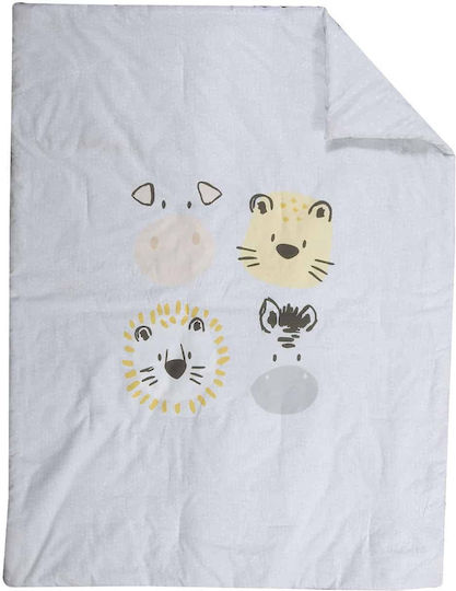 Nef-Nef Homeware Animal Way Бебешка кувертюра Памук Екрю 110x140см 033051