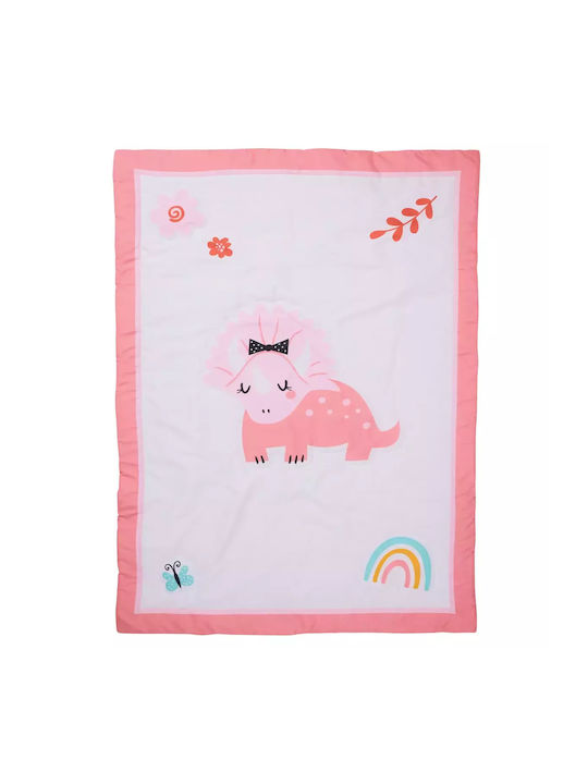 Das Home 4936 Бебешка кувертюра Микрофибър Pink, White 110x150см