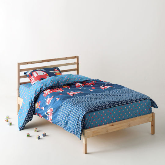 Kentia Set Single Blue 160x270cm