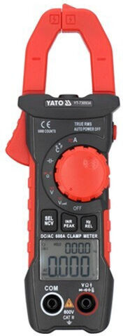 Digital Clamp Meter 600A AC YT-730934 True RMS with Test Leads