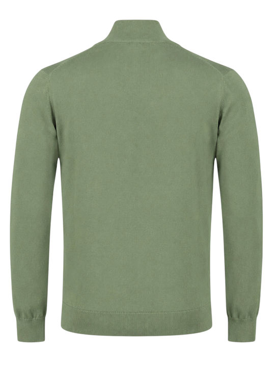 Men's Knitted Khaki Cardigan
