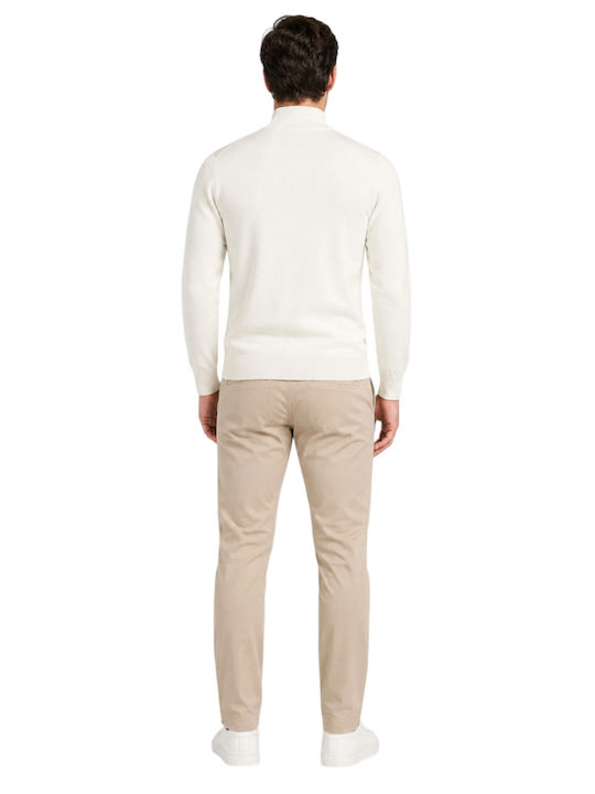 Men's Knitted Cardigan Ecru