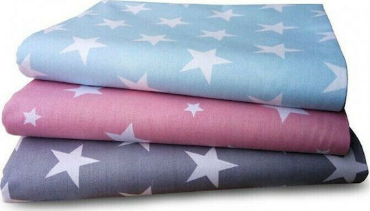 Dimcol Set Cearceafuri Pentru Copii Single Star 33 Albastru Deschis 160x240cm