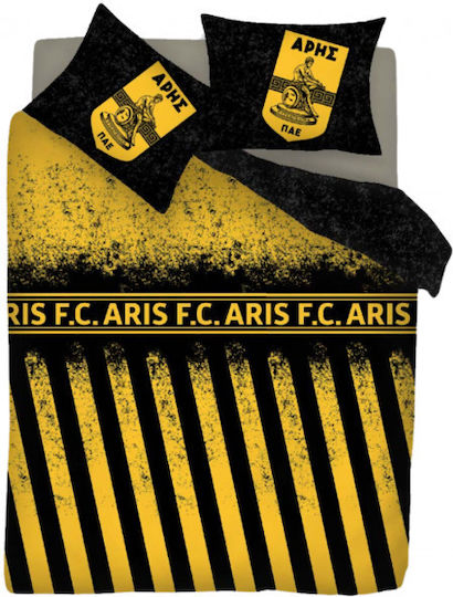 Vesta Home Kids Sheets Set King Size Yellow-Black 240x260cm Vesta Home Kids Sheets Set King Size Yellow-Black 240x260cm