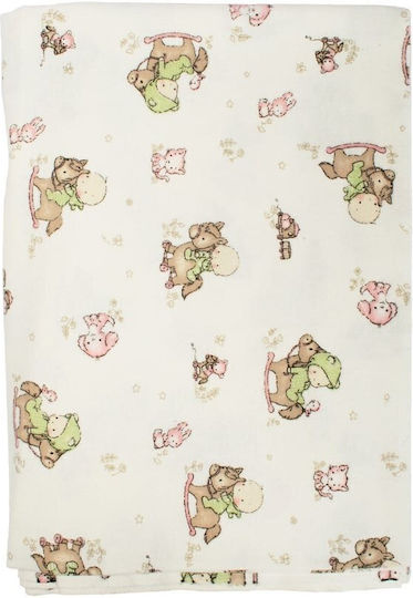 Dimcol Kids Sheets Set Green 160x240cm