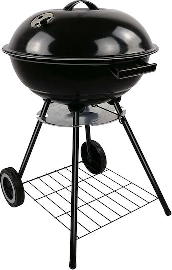 BBQ Collection 45613 72x44x44cm Stainless steel Portable Charcoal Grill with Lid 44cmx44cm