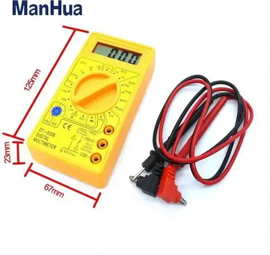 Digital Multimeter with AC / DC / Resistance Measurement DT830B