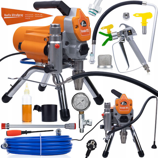 Rosfix Electric Paint Spray Gun 1500W ZESTAW-NOSN-GO42